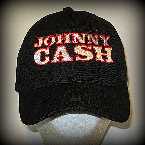 Johnny Cash - Embroidered Baseball Cap - Snapback - One Size Fits All